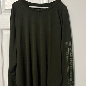 Under Armour Dark Green Long Sleeve Top